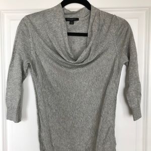Classy Grey Banana Republic Drop Neck Sweater